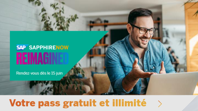 Participez gratuitement à SAPPHIRE NOW Reimagined 2020 ! bit.ly/3eSDML6