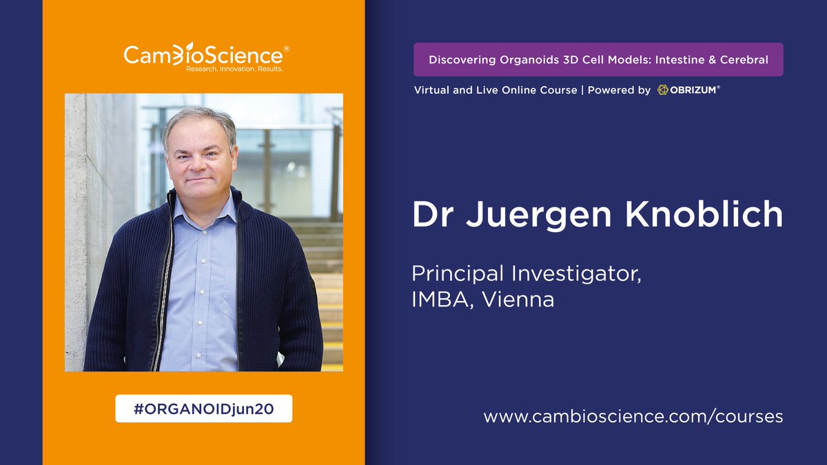 Looking forward to our first lecture of the day by <a href="/Knoblich_lab/">The Knoblich Lab</a> as he discusses "Modeling human development and disease in cerebral organoids"

#ORGANOIDjun20 #intestine #cerebral #development #onlinelearning