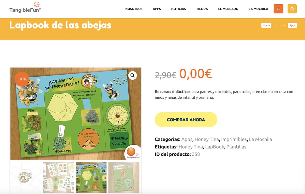tangiblefun's tweet photo. #5dejunio #PorLaNaturaleza Desde TangibleFun nos sumamos a la conmemoración del #DíaMundialdelMedioambiente · Descarga el lapbook gratuito Honey Tina &amp; Bees en nuestra mochila.
https://t.co/EoN4SwvCdX https://t.co/6L79l7Lr8f