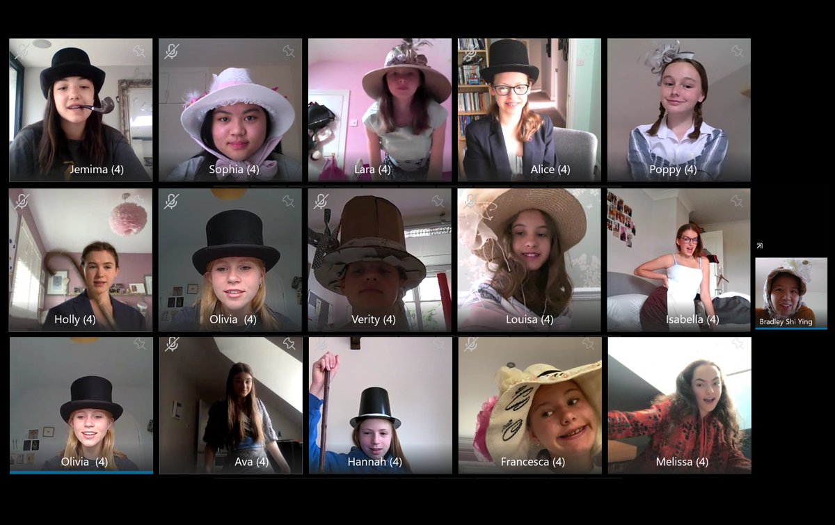 QASCaversham's tweet photo. ππ©To fully immerse themselves into the Victorian time period, our #QASFours students dressed up in their remote #QASEnglish lessons to study Oscar Wildeβs famous play 'The Importance of Being Earnest'!π©π
Read more here β‘οΈ https://t.co/QSETjbyWBr https://t.co/wj1jDYjEPn
