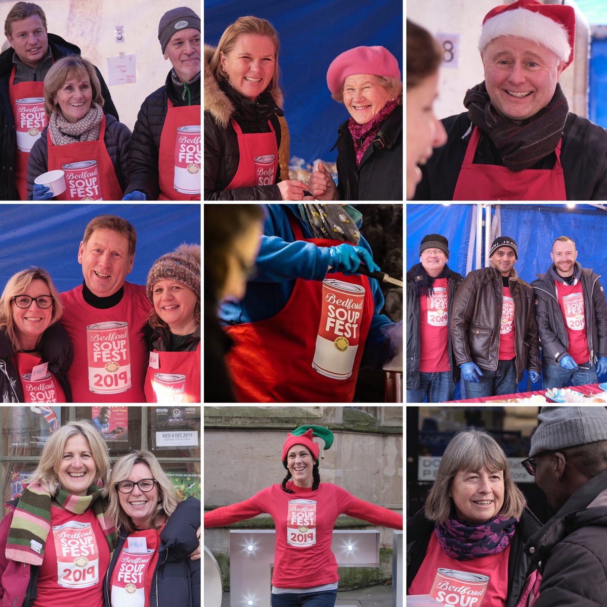 As we come to the end of #VolunteersWeek we want to say a ginormous thank you to all our #SoupFest volunteers - we couldn’t do it without you. See you again this year - Tuesday December 1st - Harpur Square, Bedford. #SoupFest2020