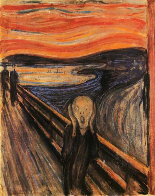 The Scream, Edvard Munch, 1893