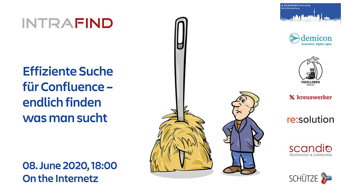 Noch ist Zeit für eine Anmeldung für unsere nächstes  #MondayNightSpecial mit Robby Holtmann, Intrafind (<a href="/SearchDE/">IntraFind Software AG</a>) der uns erklärt, wie man (unter Anderem) in  <a href="/Atlassian/">Atlassian</a> <a href="/Confluence/">Atlassian Confluence</a> effizient sucht (und findet). RSVP: ace.atlassian.com/e/m2hfzj/