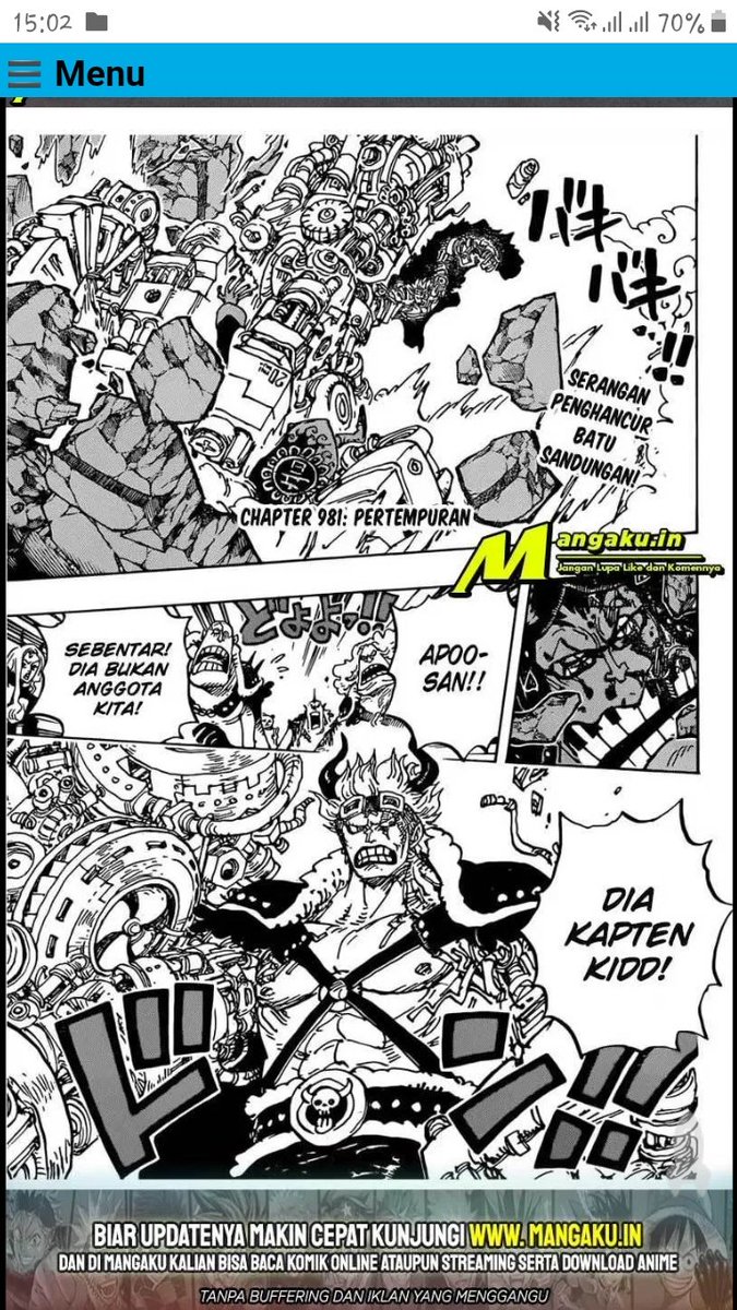 Baca Komik One Piece 981 Sub Indo Mangaku