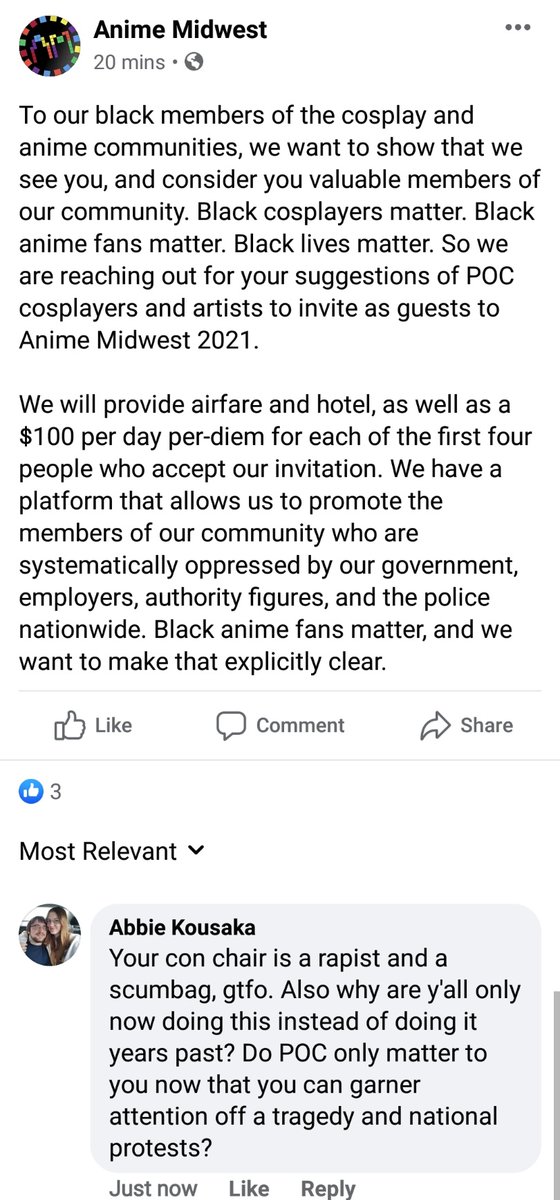 Anime Midwest Facebook