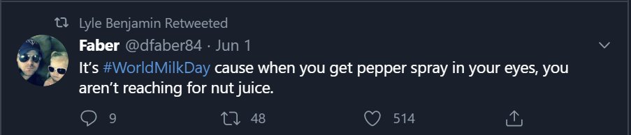 #betteragtwitter  Mocks Protesters, but doesn't mind taking their money.