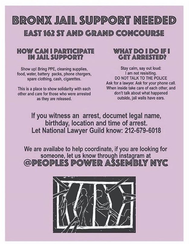 sofiealltimelow's tweet image. Here is info for jail support for the Bronx protestors who were trapped, ambushed, assaulted and wrongfully imprisoned. Please share! #nycprotests #FTP4 #jailsupport