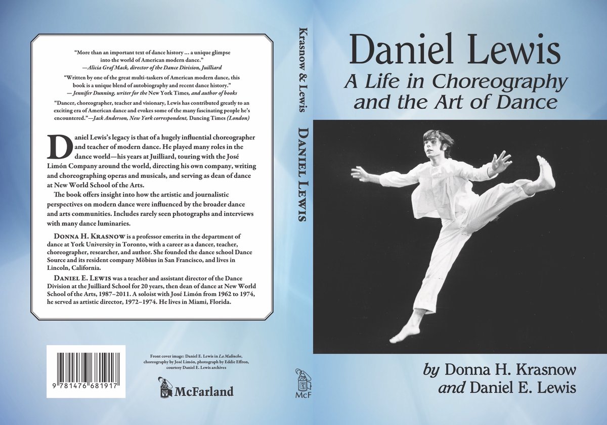 dancedan's tweet image. Daniel Lewis A Life in Choreography and the Art of Dance. 

Written by one of the great multi-taskers of American modern dance, this book is a unique blend of autobiography, and a relatively unexamined recent dance history.
Jennifer Dunning 

I do hope you enjoy my journey
Danny