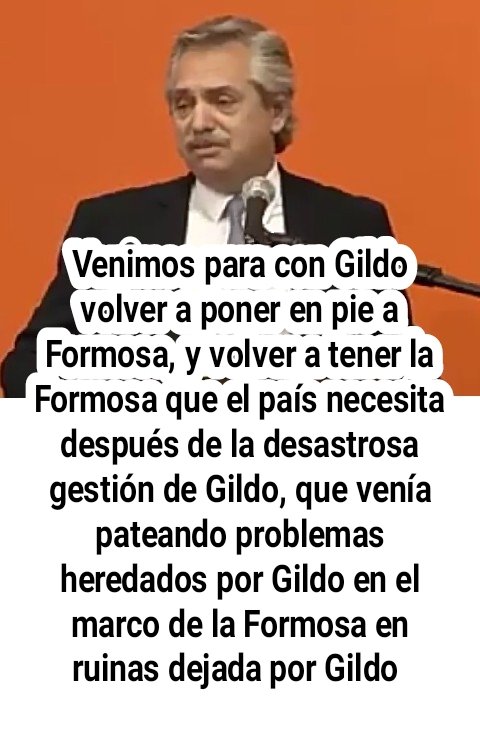 LlukanLeo's tweet photo. @JMilei @madorni Vieron la conferencia de Alverso en Formosa? Cosas que alegran el día https://t.co/maA6ed2Nns