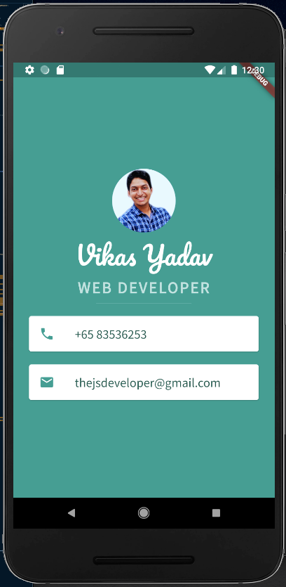 VikasYadav_Dev's tweet image. First app using Flutter. It&apos;s awesome and easy. 
@yu_angela is an awesome instructor. 
#flutter
#FlutterBrew