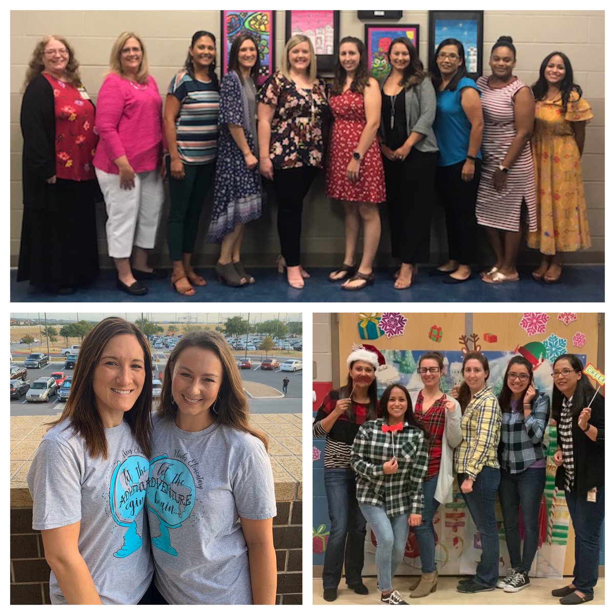 MrsBurnsPreK's tweet photo. I’m going to deeply miss my incredible teammates and all the staff I’ve worked with for the last 5 years at @NISDMireles. Very bittersweet!!! I love this group of ladies so much ❤️. Once a Knight, always a Knight! #JAMkinder @jam_kinder https://t.co/90gaIhDO2s