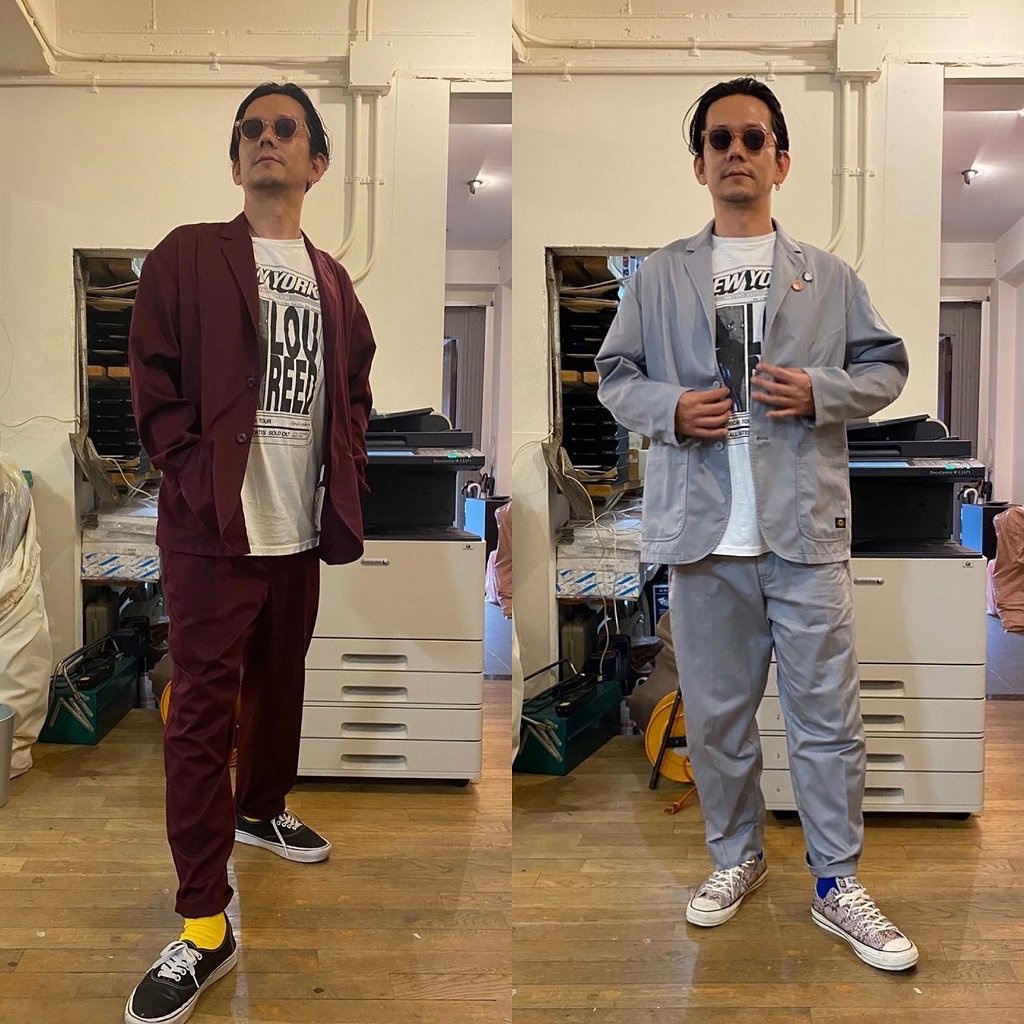 TRIPSTER×DICKIES セットアップ初期モデル 上M下S 野村訓市