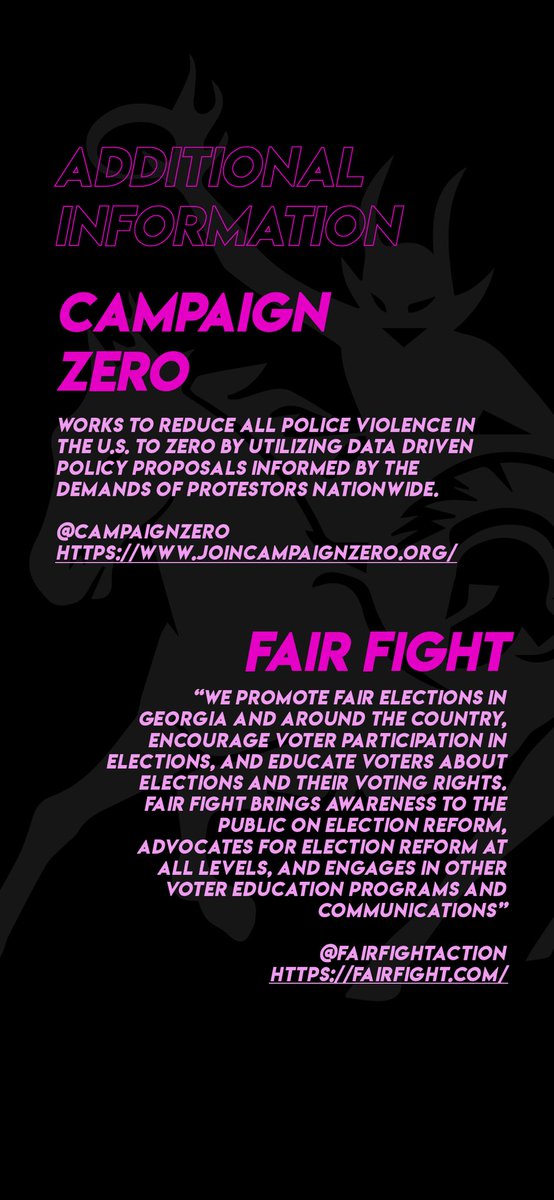 The Hellions are facilitating donations to the four organizations listed below. All contributions will be matched 2:1. If you'd like to contribute, please DM us and we'll ensure that your donation included.