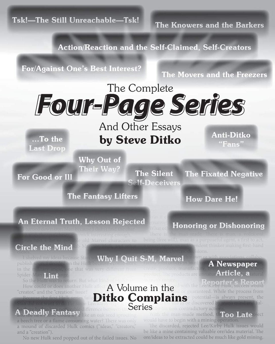 SDPublishingCo's tweet photo. The Complete #FourPage Series from @SDPublishingCo available now! #SteveDitkoe #Ditko #RobinSnyder

https://t.co/BVbyGTBSza https://t.co/o39BGo49fD
