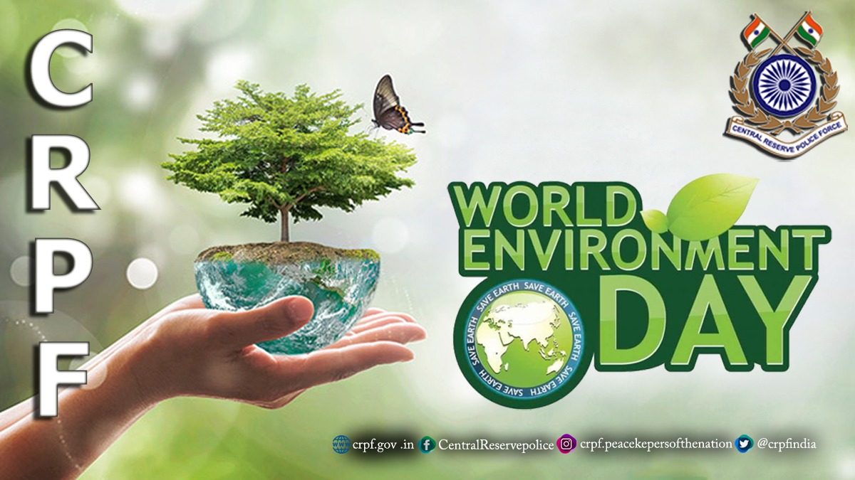 Reiterating our commitment to preserve the environment, we at #CRPF have decided to plant 22 lakh trees across the country in addition to our efforts at water conservation, plastic free camps, energy conservation, clean Ganga Mission etc.
#WorldEnvironmentDay
Time #ForNature