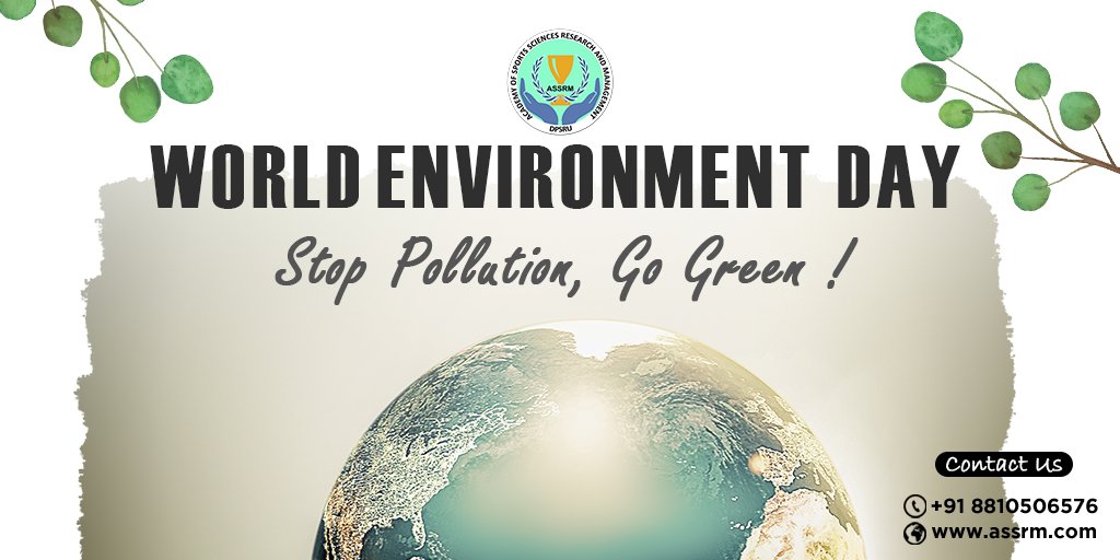 ASSRM_Delhi's tweet photo. Stop Pollution Go Green! 
Happy #WorldEnvironmentDay Apply for https://t.co/6kHL6P09a6. (Hons) Sports Science and be part of the growing Sports Ecosystem. 

ENQUIRE NOW: https://t.co/ivlC87CXzm
.
.
#SaveEnvironment #savetrees #environmentday #assrm #assrmadmission2020 https://t.co/WRO4Ft6RCT