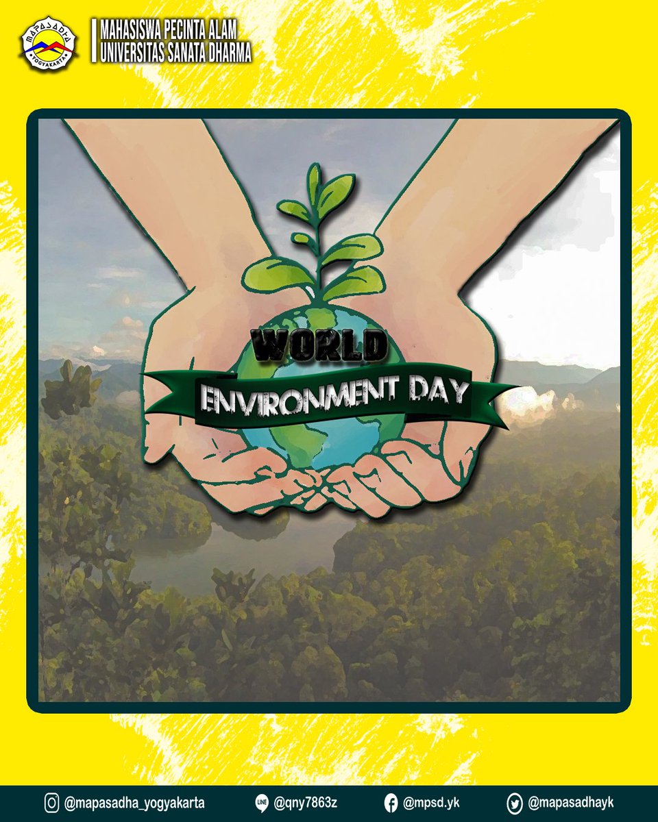 [ HARI LINGKUNGAN HIDUP SEDUNIA ]
Selamat hari lingkungan hidup sedunia, sobat alam.
Air yang kita minum, makanan yang kita makan, udara yang kita hirup, dan iklim yang membuat bumi kita dapat dihuni adalah berkah alam.
#timesfornature
