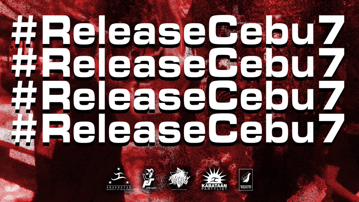 PS_USTSHS's tweet image. STOP THE ATTACKS!

#ReleaseCebu7 #FreeCebu7 #JunkTerrorBill