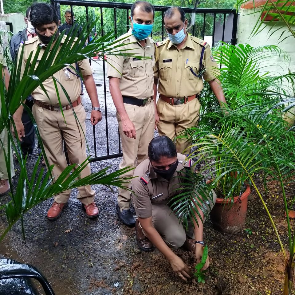 museumpstvm's tweet photo. Today (05.06.2020), World Environment Day  we too planting trees with in the confined space of Museum Police Station premises on reminding the lost greenery and lost habitats." #WorldEnvironmentDay  #museumpolice https://t.co/lpFZYjAU8n