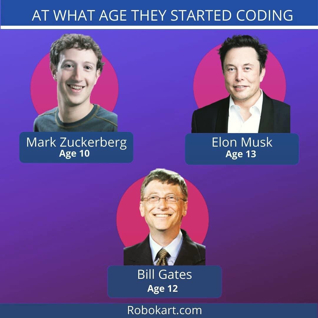 RobokartV's tweet image. Your kid is just one step away from becoming the next Mark Zuckerberg or Elon Musk. Signup for 1:1 Online Coding Edutainment Company.
Just click below 👇🏻:
robokart.com/smartcoders
#1to1 #smartcoders #robokart #onlinecodimg #hourofcode #hourwithrobokart #robokartmakerspace