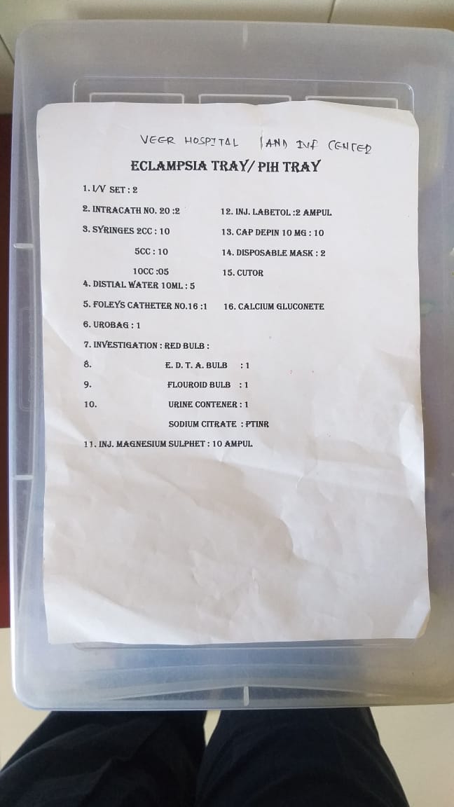 Moutusi Debnath on Twitter "Emergency Kit PPH Box and Eclampsia/PIH