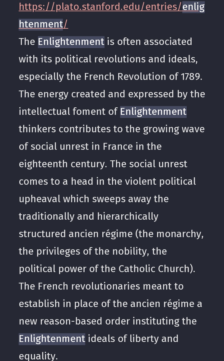 26. "Qanon and Age of Enlightenment""....ideas through meetings at scientific academies, Masonic lodges, literary salons, coffeehouses and in printed books, journals, and pamphlets. The ideas of the Enlightenment undermined the authority of the monarchy and the Church...."