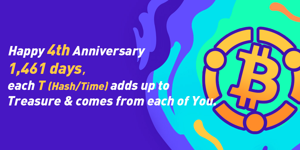 ViaBTC's tweet photo. Happy ViaBTC 4th Anniversary🎂🕯️

To participate in the anniversary event, #BTC Click>>https://t.co/hw5nMgpTIX

@cctip_io draw 128 USDT 3000 （The first 3000 retweeters will get a random share from 128 USDT.） https://t.co/Te4y5nOF5f