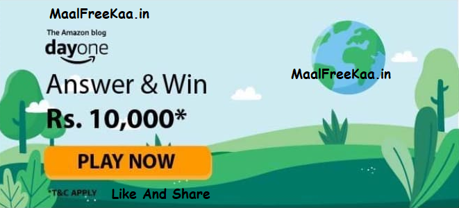 MaalFreeKaa's tweet photo. The #AmazonBlogQuiz #DayOneQuiz Answer Win Rs 10000 #Contest #ContestAlert
#Play Here #MaalFreeKaa
https://t.co/BlSySYacEI https://t.co/wb0MM3JdAo