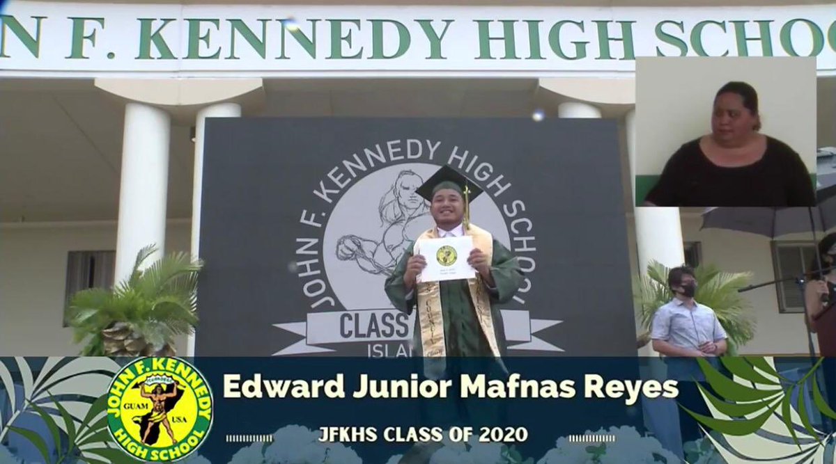 GuamDOE's tweet photo. Congratulations to the John F. Kennedy High School Class of 2020!! #GuamDOE https://t.co/peCOykCmPj