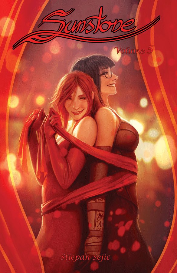 Day 4: Sunstone by Stjepan Sejic. This comic explores a bdsm relationship between two women. It does an excellent job of showing readers what the community is actually like.