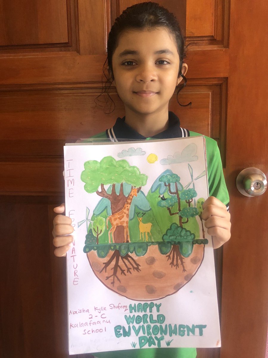 kalaafaanu_mv's tweet photo. Posters by our talented students on the occasion of World Environment Day 2020.
#WorldEnvironmentDayMv
#environmentday2020 #5thJune2020 #thisyeartheme #timefornature
@MoEdumv @aisthly @MoEnvmv @rah8121 https://t.co/DzSgb6eCEh