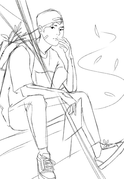 WIP
trying cartoon style KSKZKS ang hirap ?

btw this is avatar  ANG in modernstyle 