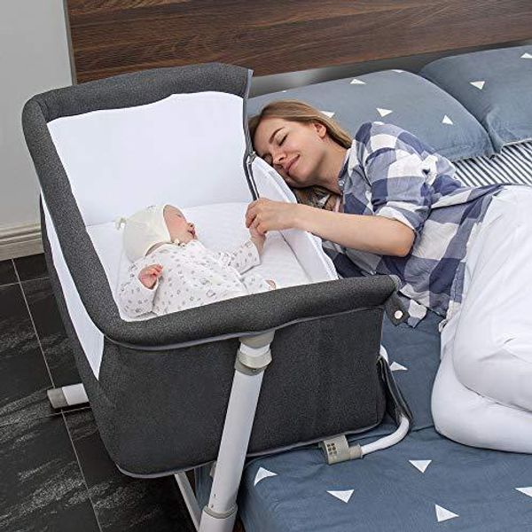 RONBEI Bedside Sleeper Adjustable Portable Cozy Baby Bed Dark Grey
💲145.36
dollarhog.net/products/ronbe…