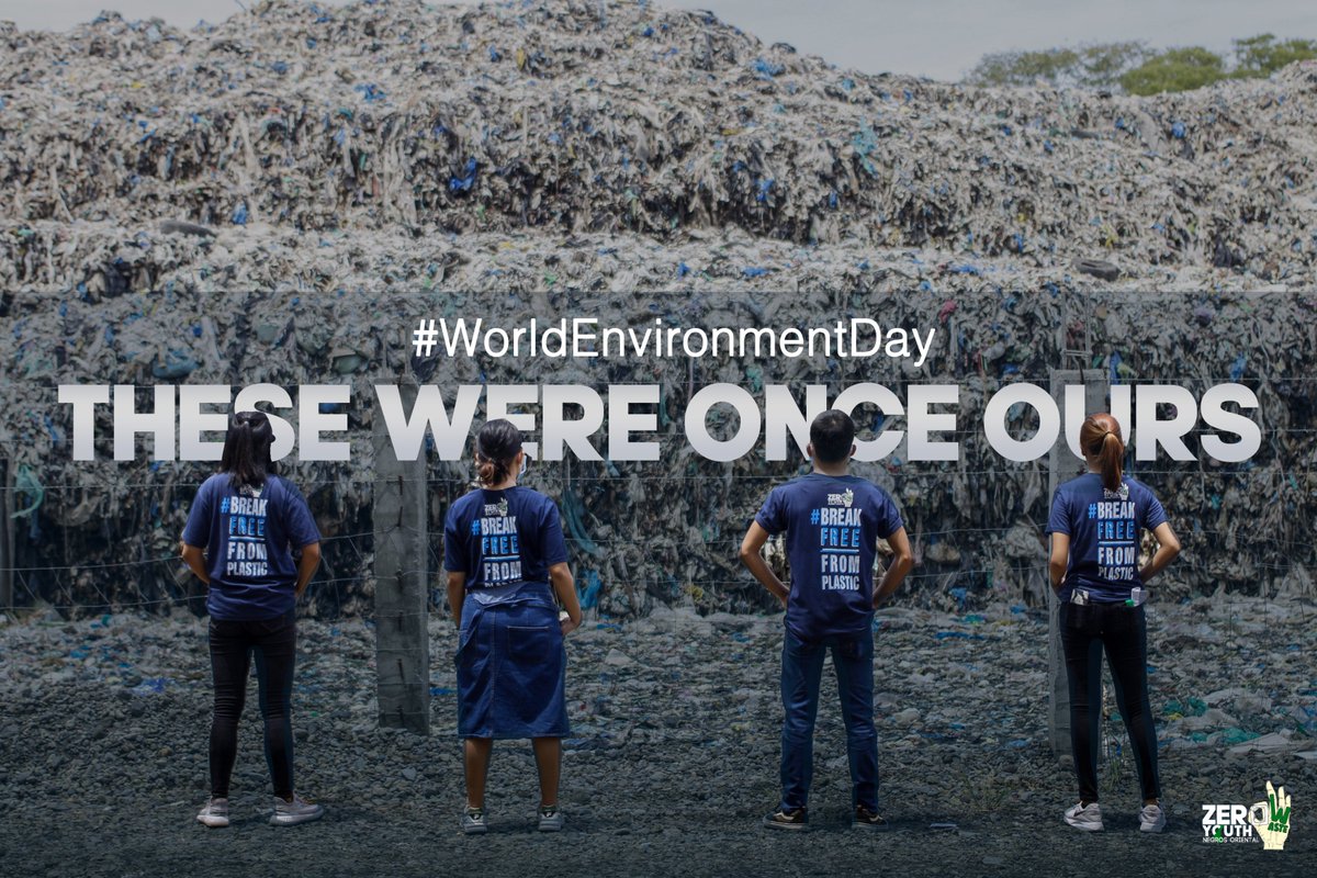 Did you know that hundreds of provinces across continents are piling mountains of plastic garbage every day? On this day, June 5, let us act today, resolve and think of tomorrow, and pledge efficient choices every day to save our environment. [1/2]