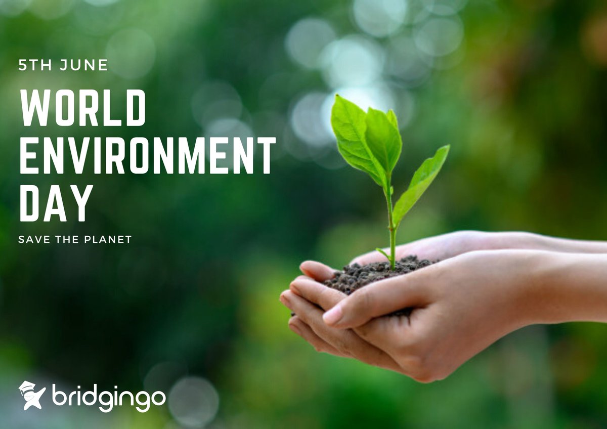 #EnvironmentDay is celebrated as a reminder to mankind that the food we eat, the air we breathe, the water we drink and the climate that shapes our environment all come from mother nature.

Let’s not push nature to its limits!

World Environment Day!

#EnvironmentDay2020