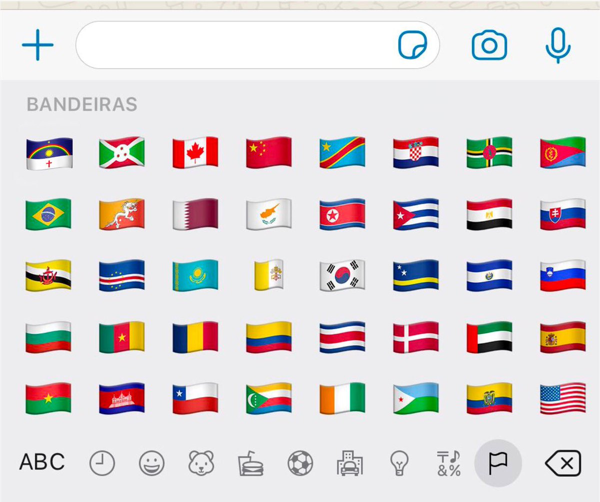 Um sonho de todo Pernambucano: ter a bandeira do seu país como emojis do  celular! 😍 . Queria que fosse real, mas infelizmente não é! Alô @android  @Apple @whatsapp sei lá quem, image size:1200x1005