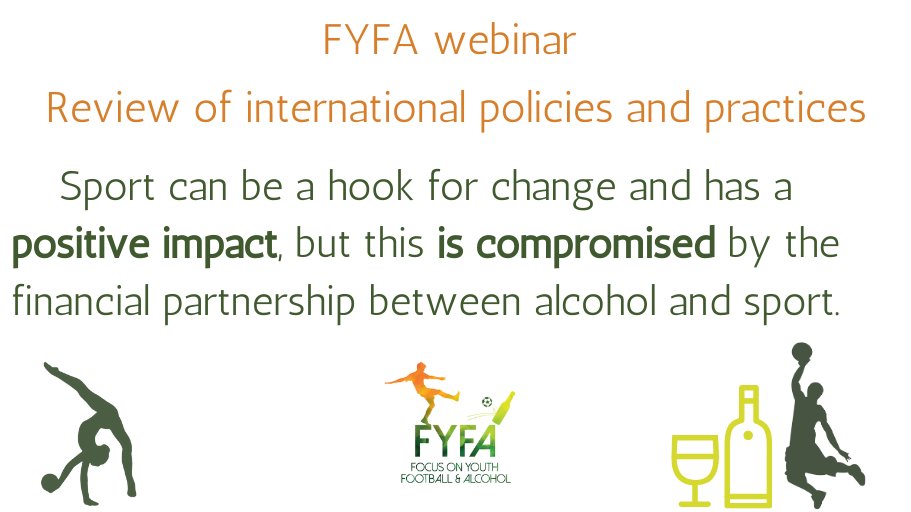 fyfaproject's tweet photo. FYFA project calls upon the international sporting bodies to be more responsible, to think more carefully about the partnerships developed and recognise the influence they have on young people.
#FYFAlcoholYouth #sport #alcoholharm #Endalcadinsport
https://t.co/BKCvaSzwBu https://t.co/GGD4ojuVLa