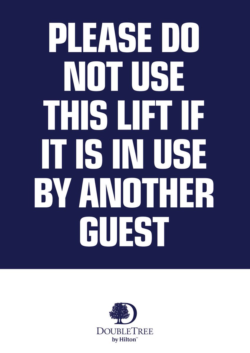 AtTheMatch's tweet image. Our bespoke signage for DOUBLETREE by Hilton 
For all your signage visit 
inspirecling.com/covid19signage/
#SocialDistancing