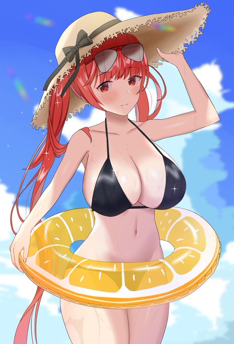 ホノルルと海行きたい #アズールレーン #ホノルル 