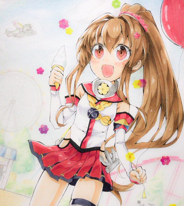 昔描いたロリ大和ちゃん色紙…艦娘ロリ化はええぞ…ええぞ… 