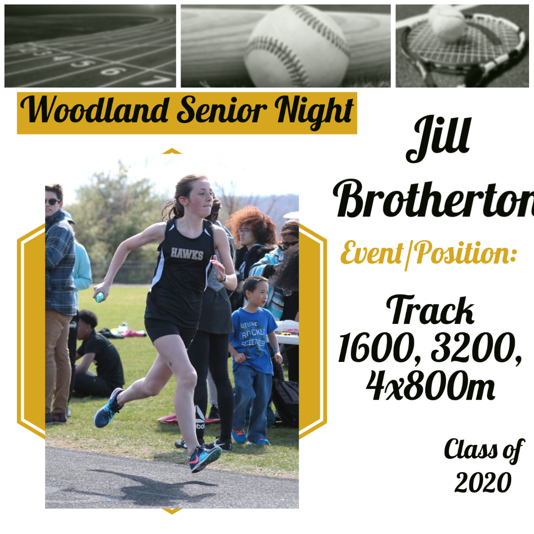 WRHShawks's tweet photo. Jill Brotherton no matter the event always gave her very best! She is a dedicated teammate that always contributed points to the team. Happy Senior Night Jill!!  #WoodlandSeniorNight #GoHawks https://t.co/oWc8dZFEYi