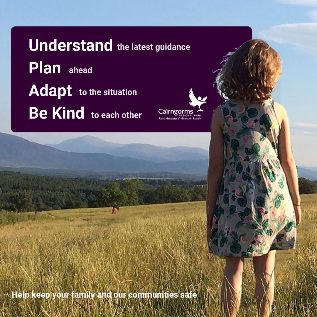 cairngormsnews's tweet photo. This weekend when you head outdoors please remember to follow the latest government guidance on how to stay safe and protect everyone from the spread of COVID-19  #StayLocal #PlanAhead https://t.co/Fs4QBENlOm