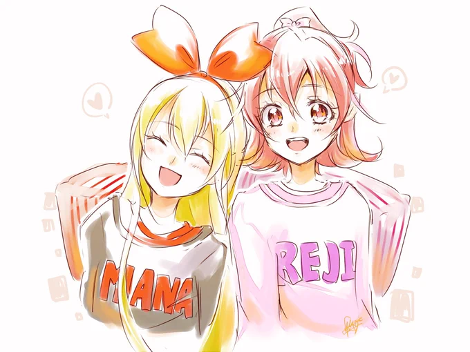 お題箱よりお部屋でまったりマナレジちゃん! 