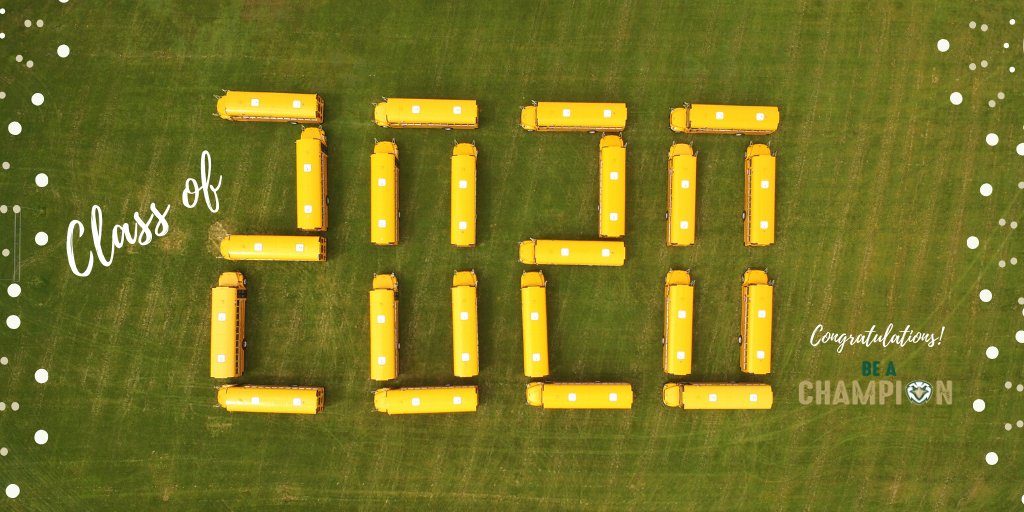 PlainLocal's tweet photo. Congratulation to the class of 2020 from our Plain Local Schools transportation department!
Reminder that our Class of 2020 Graduation Viewing Party is this Sunday, June 7th at 6:00pm on YouTube!
Share your congratulations for the class of 2020 using the hashtag #GOHSGrad2020 https://t.co/dvSkkHeUeW