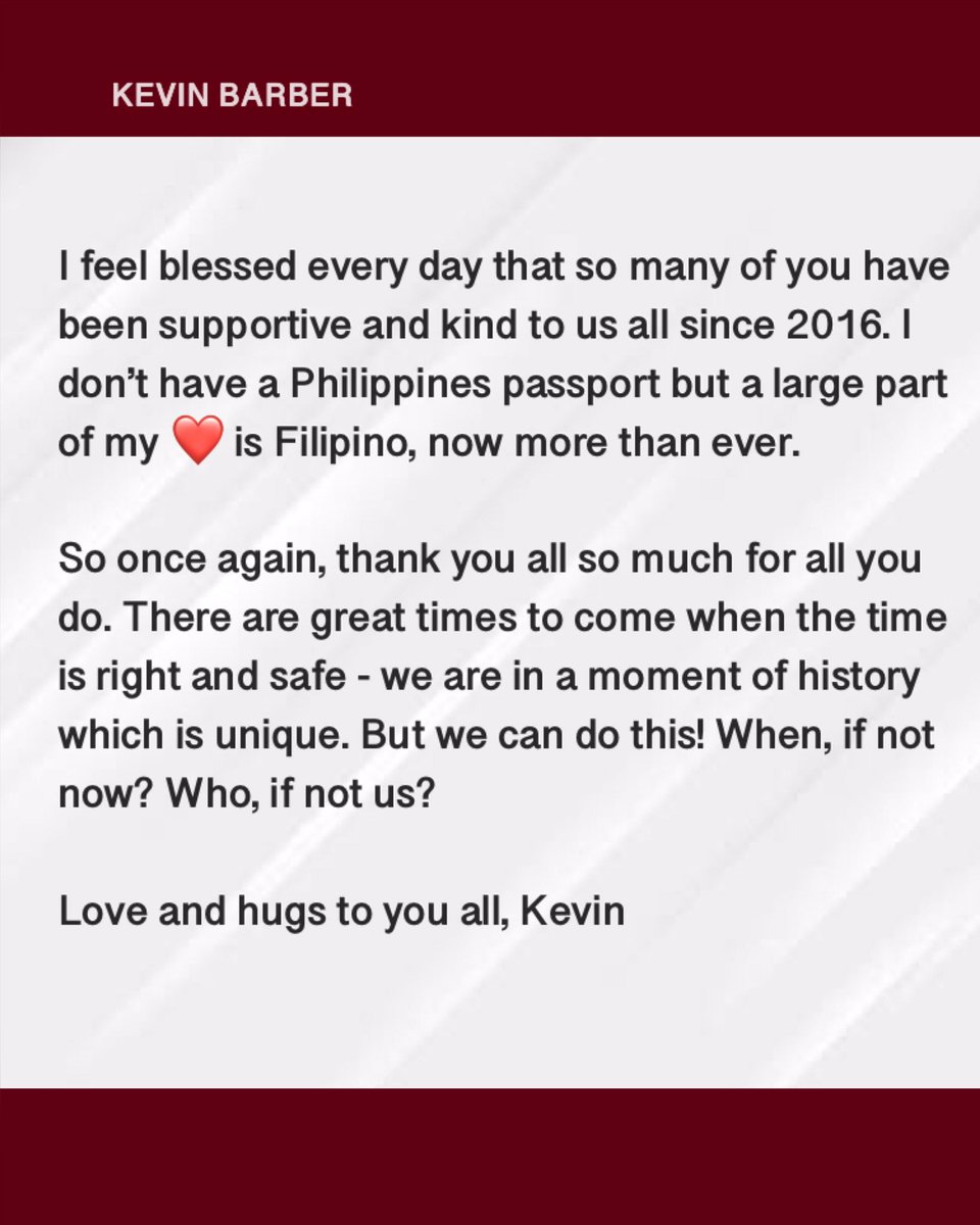 MAYWARDHAOFC's tweet photo. Just a reminder from Mr. Kevin Barber, that in spite of the worldwide crisis that we are facing right now, there are so many more things that we can be thankful for.

Please read &amp; share. Life is a wonderful gift from God. 

READY FOR MAYWARD 

@Barber_Edward_ @maymayentrata07 https://t.co/7eyo6AsXKY