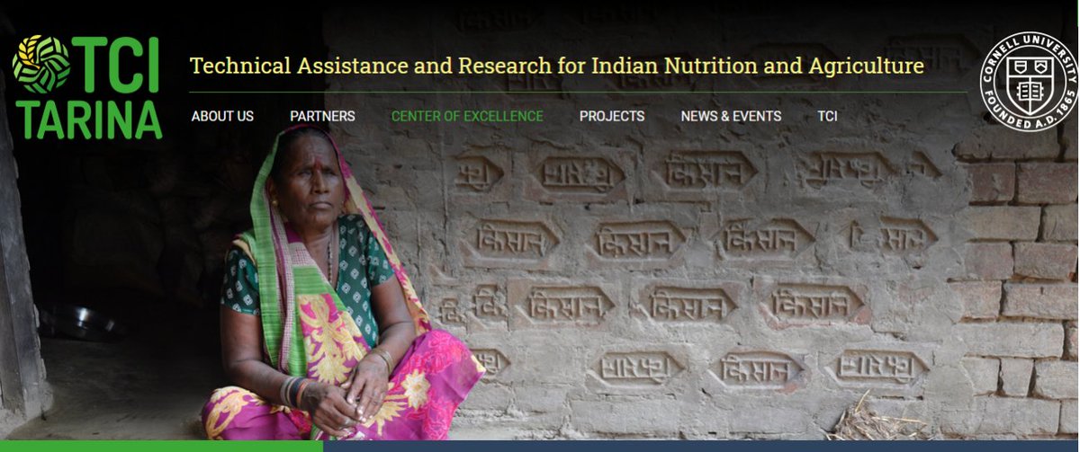 Gain free access to insightful #academic publications & technical reports by @TataCornell's #TARINA program. 

Get insights on its #researchfindings & outcomes related to #agriculture & #nutrition in India.

Read: bit.ly/30aTFZp

#agriresearch #agripolicy #farmers #women