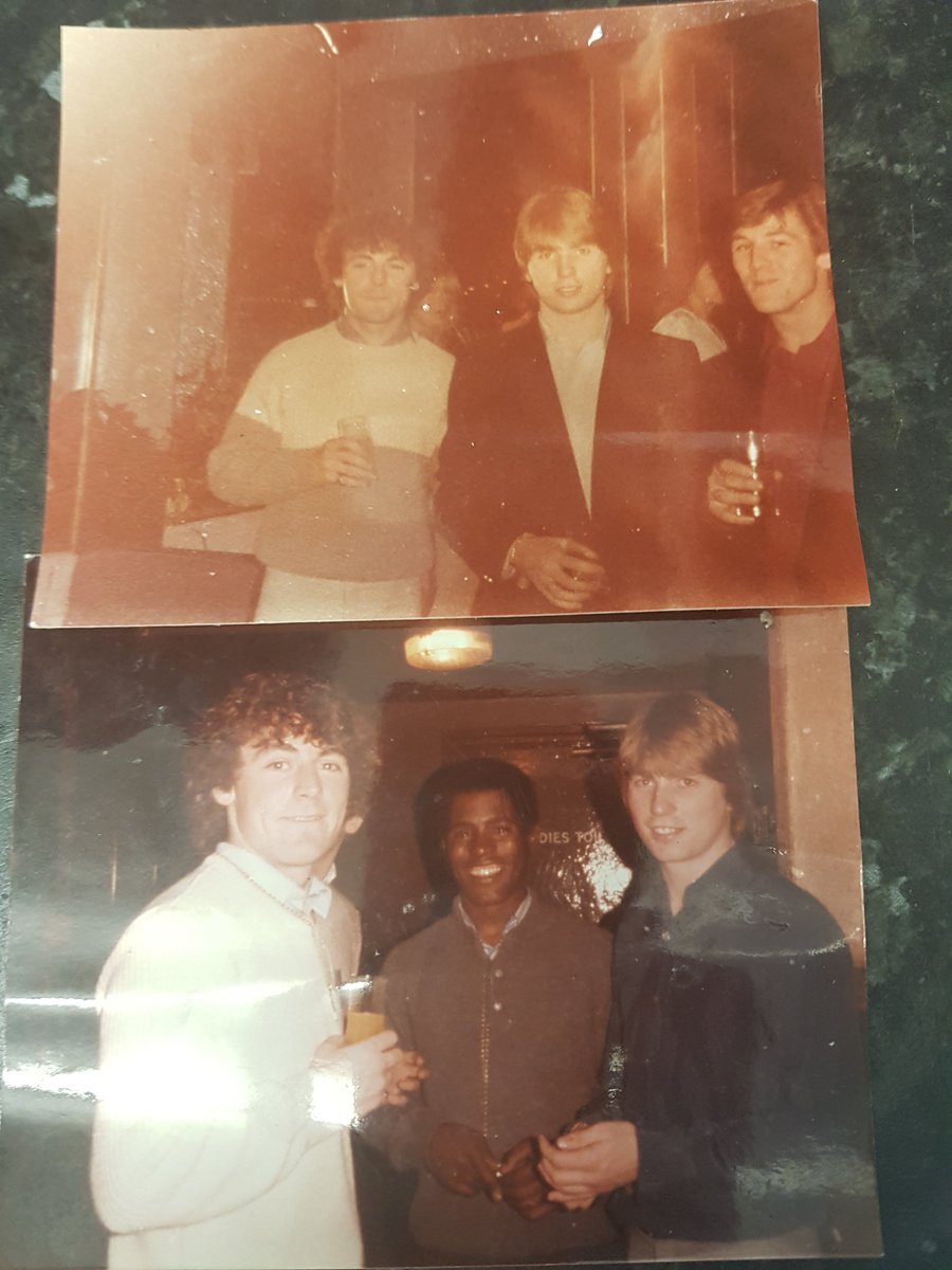 LondonRed80's tweet image. My dad and his pals in the early 80s 
Before I was even thought of 
I wonder what me dad would think of what's currently happening in the world 

#Legend #Deeplymissed