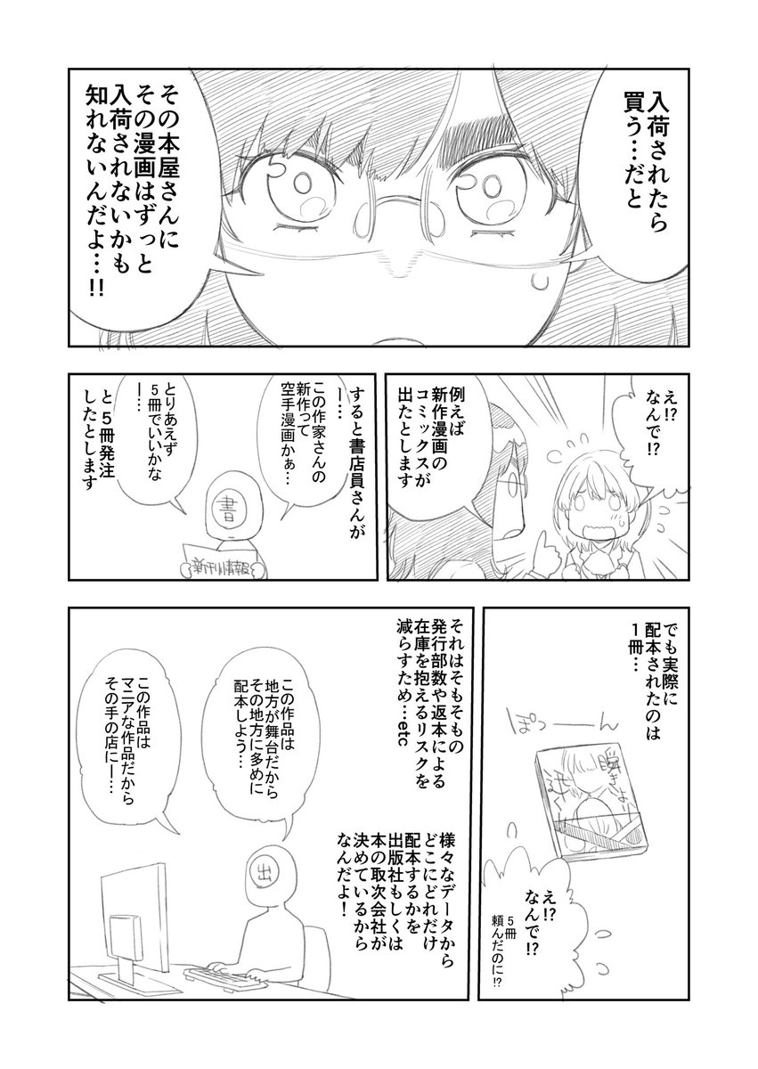 本屋に推し作品を気付いてもらえるチャンス ふなつかずきさんの 予約や取り寄せ注文してくれたら漫画家は泣いて喜ぶって話 が本屋のシステムが分かりやすい Togetter 本屋に推し作品を気付いてもらえるチャンス ふなつかずきさんの 予約や取り寄せ注文してくれたら漫画家は泣いて喜ぶって話 が本屋のシステムが分かりやすい Togetter
