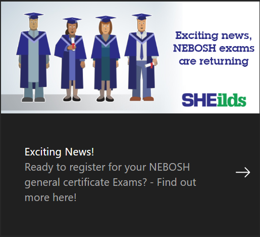 Great news, NEBOSH exams are back, as SHEilds and NEBOSH can now offer exams for students. Globally.
More details and register your interest sheilds.org/nebosh-exams-d… #NEBOSH #SHEilds #OHS #HSE #SHEQ