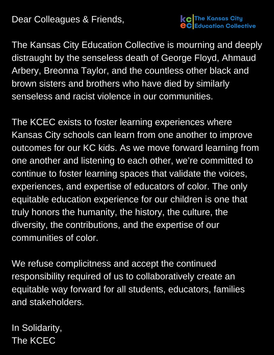 Kansas City Education Collective (@edcollectivekc) on Twitter photo 